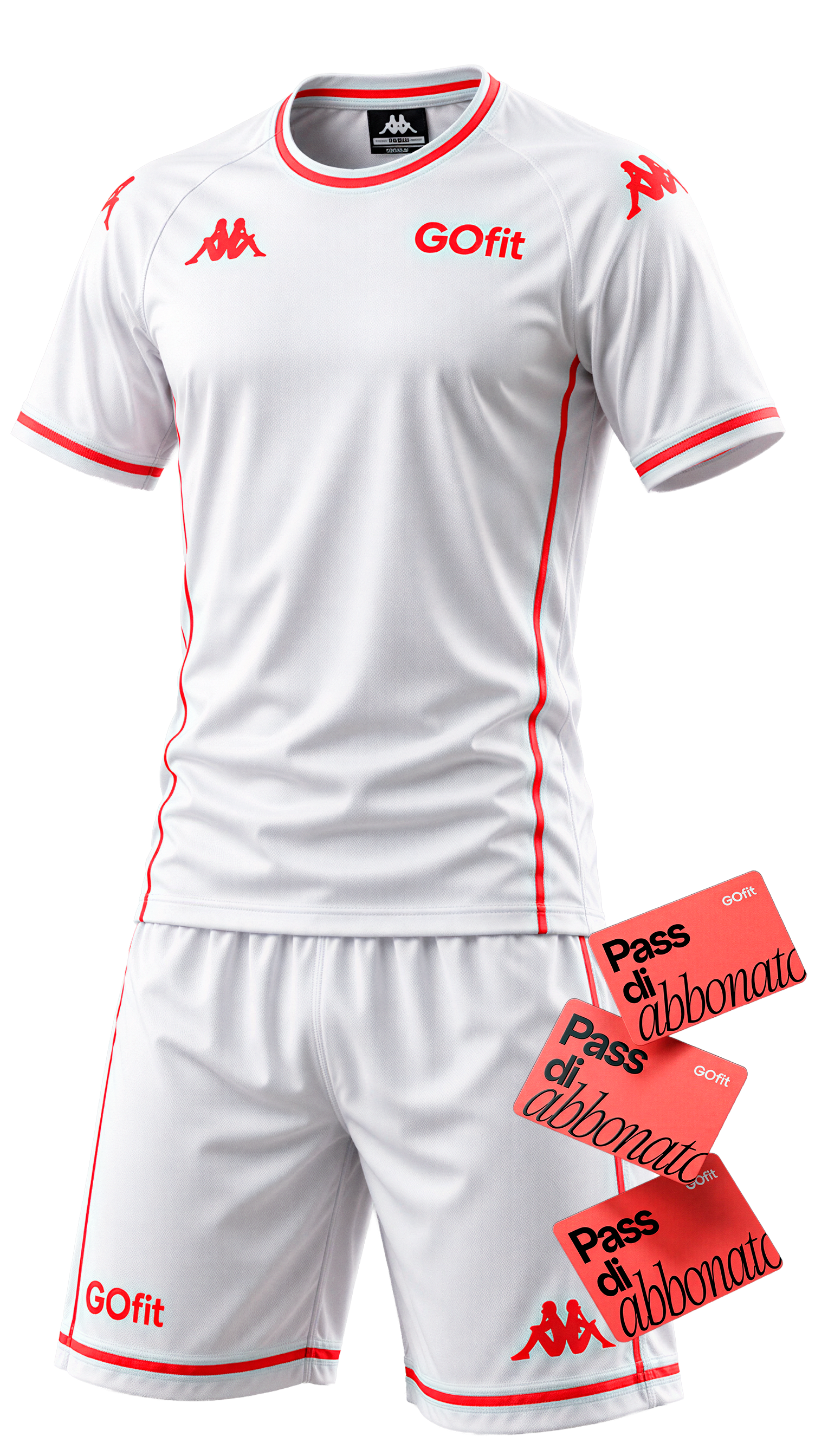 Completo Kappa × GOfit e pass di abbonamento