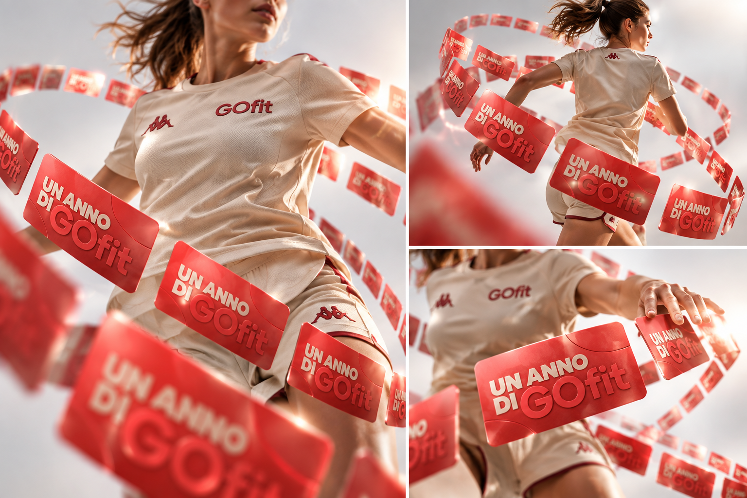 Completo Kappa × GOfit e pass di abbonamento GOfit